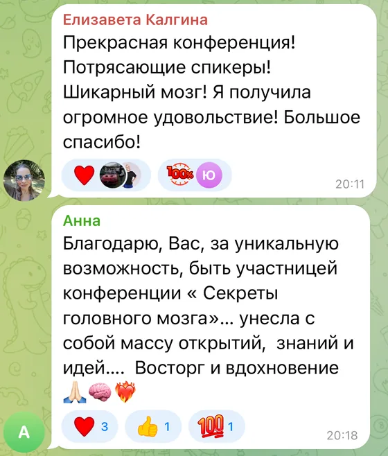 Отзыв участника конференции