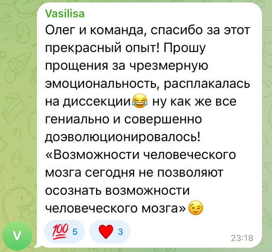 Отзыв участника конференции